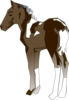 Horse With Shading Clip Art